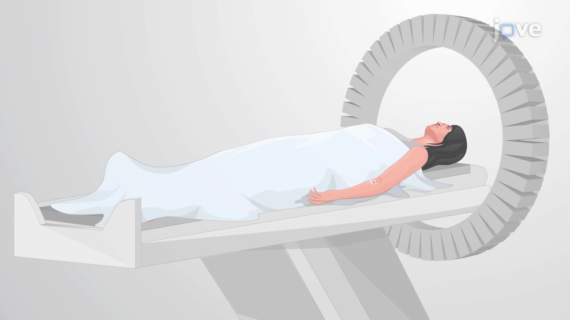 Positron Emission Tomography Imaging of the Human Brain Using a Radiotracer