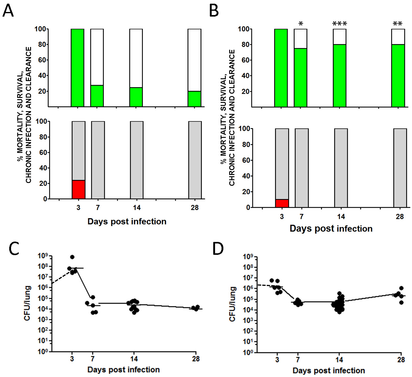 Long Term Chronic Pseudomonas aeruginosa Airway Infection in Mice ...